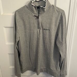 Ben Sherman Men's Gray Zip-Up Sweater